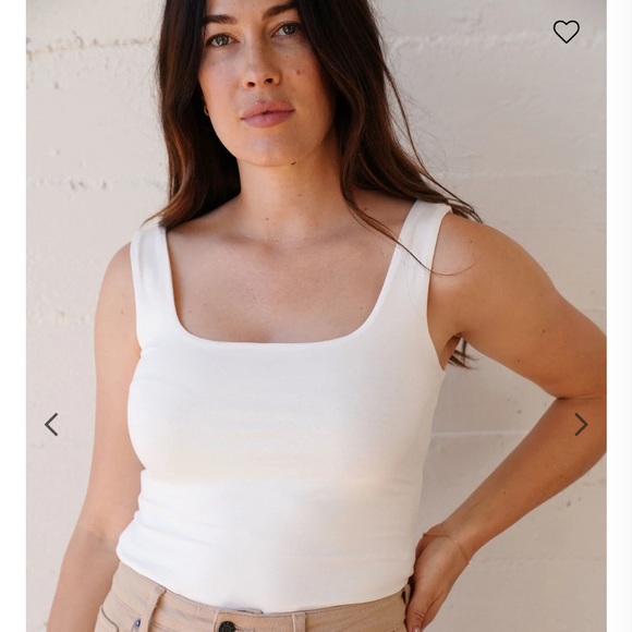 CJLA RACHEL TANK XL WHITE - sold out - Picture 5 of 5